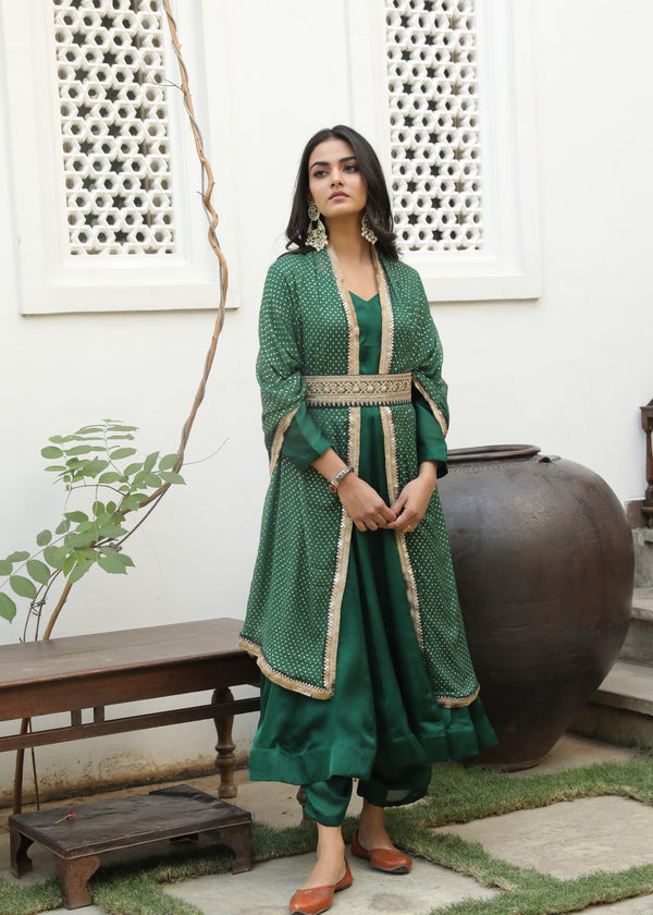 Kaaya Green Anarkali Set